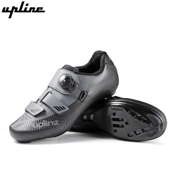 Upline-zapatos de ciclismo de carretera ultraligeros para hombre y mujer, zapatillas profesionales para bicicleta de carretera y de carreras, transpirables