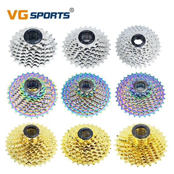 VG Sports 8 9 10 11 velocidad bicicleta de carretera rueda libre 8v 9v 10v 11v Velocidade Cassette de bicicleta 25T 28T 32T 36TBike piñón para SHIMANO