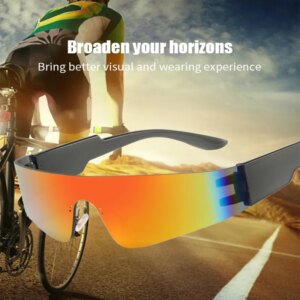 Gafas de sol sin montura Punk Vintage, marca de moda, gafas de sol deportivas de Hip Hop UV400, gafas Retro de verano para conducir al aire libre y ciclismo