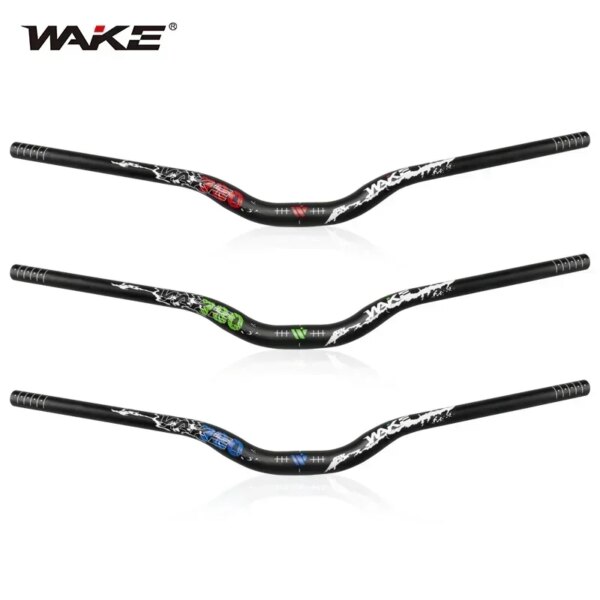 WAKE MTB-Manillar de bicicleta de montaña de aleación de aluminio, 780mm, bicicleta en forma de U, 31,8mm de diámetro, accesorios de piezas de ciclismo