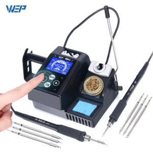 Kit de estación de soldadura de alta precisión WEP 982-II con pantalla táctil, calentamiento rápido para estación de microsoldadura, herramienta de reparación de teléfonos
