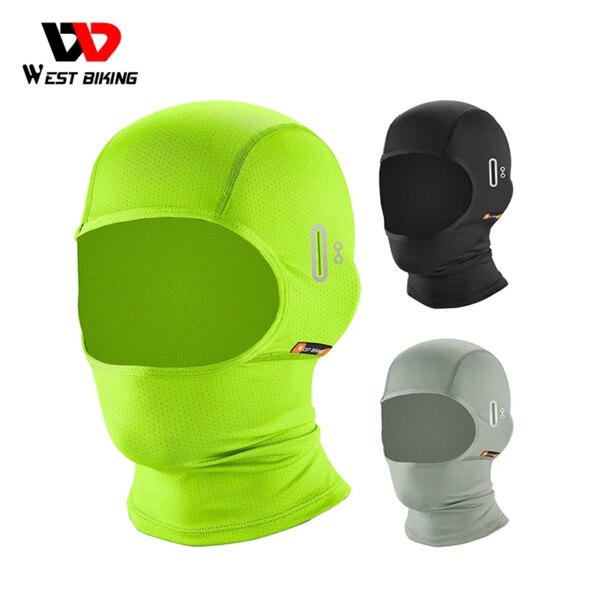 WEST BIKING-casco Anti-UV con forro interior, pasamontañas para motocicleta, gorra transpirable para ciclismo, deporte al aire libre, sombrero para bicicleta Unisex