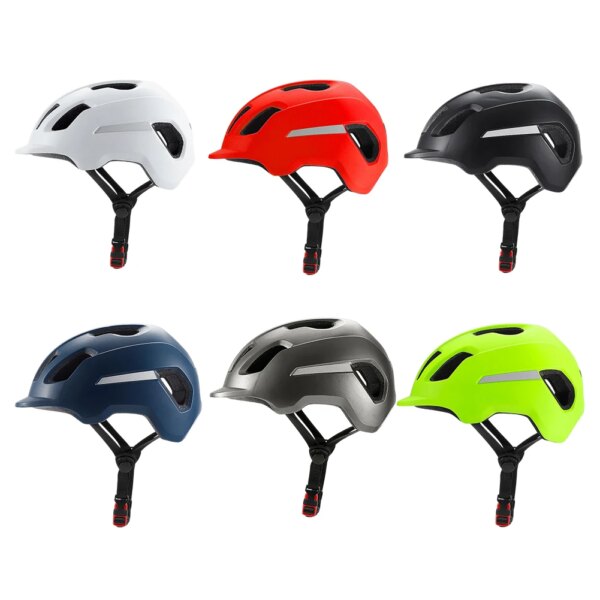 WEST BIKING-casco de bicicleta, gorra de seguridad de conducción ajustable, equipo de protección reflectante de resistencia a impactos para bicicleta y patinete eléctrico