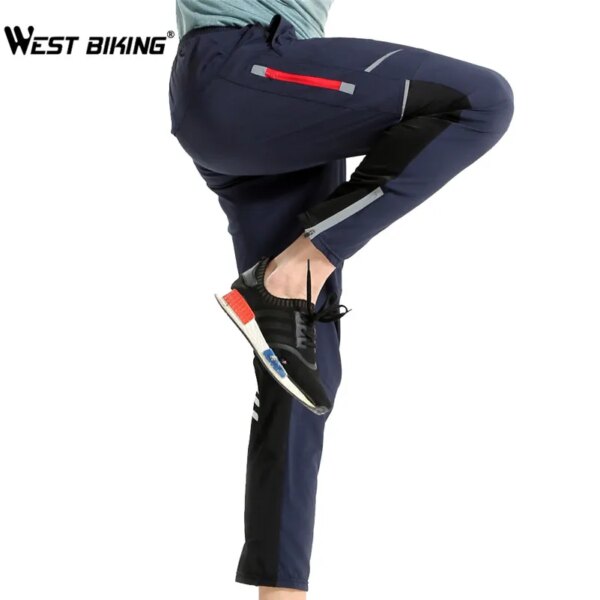 WEST BIKING-pantalones para Ciclismo, pantalones para montar en bicicleta, ropa deportiva de secado rápido para verano, pantalones para Ciclismo