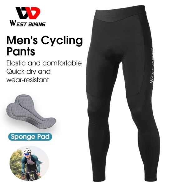 WEST BIKING-pantalones de ciclismo para hombre, pantalón ligero y transpirable, color negro, para deportes de conducción al aire libre, primavera y otoño