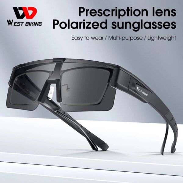 Gafas de sol polarizadas WEST BIKING, gafas de sol para conducir para hombre, lentes de doble uso para acampar, senderismo, pesca, mujeres, gafas deportivas UV400 para ciclismo