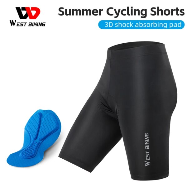 WEST BIKING-pantalones cortos de ciclismo para hombre y mujer, cómodos y transpirables, para deportes al aire libre, correr, escalar y pescar