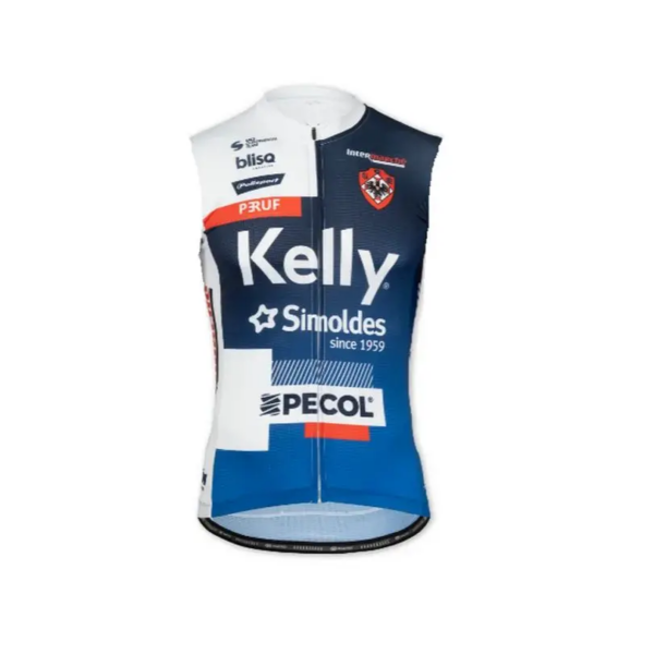 Chaleco de Ciclismo sin mangas del equipo KELLY SIMOLDES térmico de lana de invierno 2024, ropa de Ciclismo de montaña, Maillot de bicicleta, ropa de Ciclismo