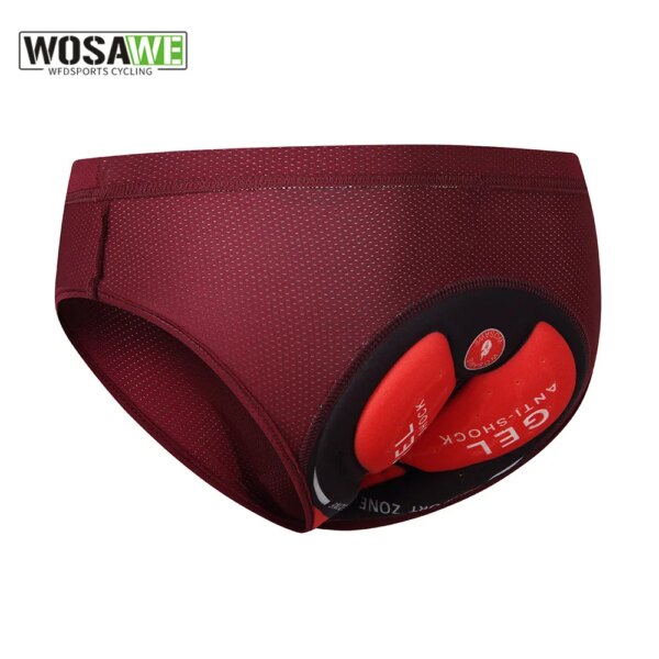 WOSAWE, ropa interior para ciclismo para hombre con almohadillas de gel, pantalones cortos, pantalones cortos deportivos ajustados de secado rápido para montar en bicicleta MTB, 자전거바지