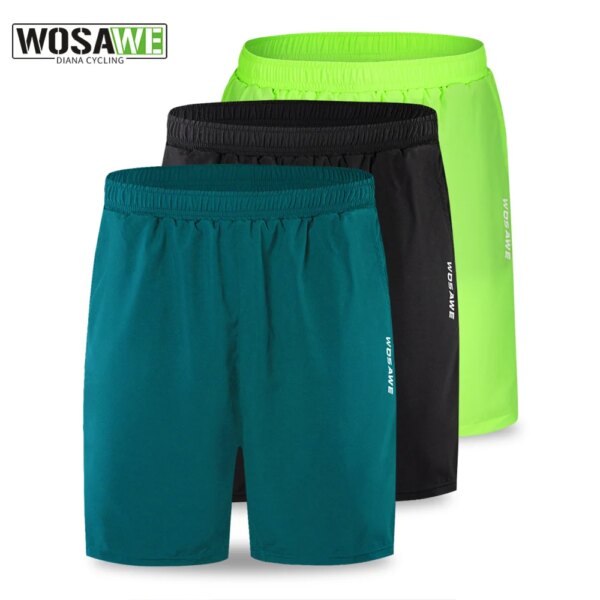 WOSAWE-pantalones cortos de ciclismo para hombre, medias de ocio para montar en bicicleta de montaña, parte inferior impermeable, para verano, MTB