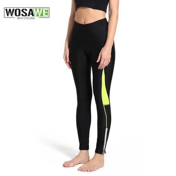 WOSAWE, pantalones de ciclismo para mujer, pantalones transpirables de secado rápido para verano, pantalones acolchados para bicicleta, ropa para montar en bicicleta, pantalones deportivos para pescar y pescar