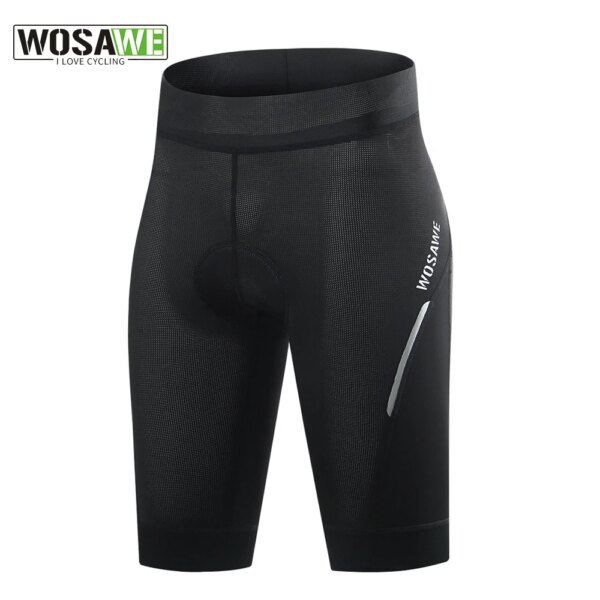 WOSAWE, pantalones cortos de Ciclismo para mujer, pantalones cortos acolchados de Gel para bicicleta, pantalones cortos de Ciclismo para mujer, Bretelle Pro, pantalones cortos de Ciclismo MTB, bicicleta de carretera, pantalón 1/2