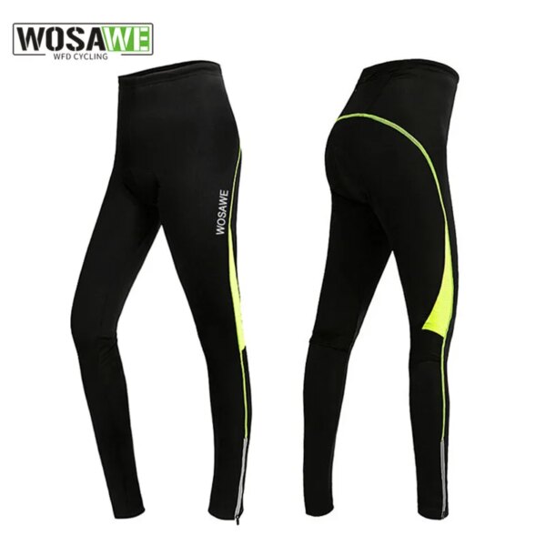 WOSAWE, pantalones de ciclismo para mujer, ropa deportiva para Fitness, pantalones para bicicleta de montaña y de carretera, ropa para montar en bicicleta, pantalones acolchados de primavera para mujer