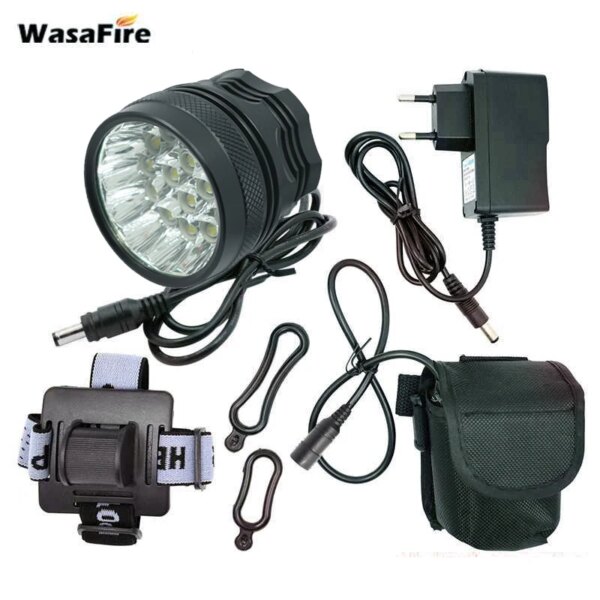 WasaFire 40000 lúmenes 16 * T6 LED luz de bicicleta montar ciclismo faro delantero bicicleta luz delantera para montar de noche al aire libre Camping