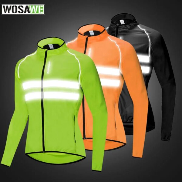 Chaquetas impermeables para ciclismo, cortavientos reflectante impermeable para bicicleta, chaleco seguro para bicicleta, abrigo de viento 3XL, chaqueta para bicicleta resistente al agua