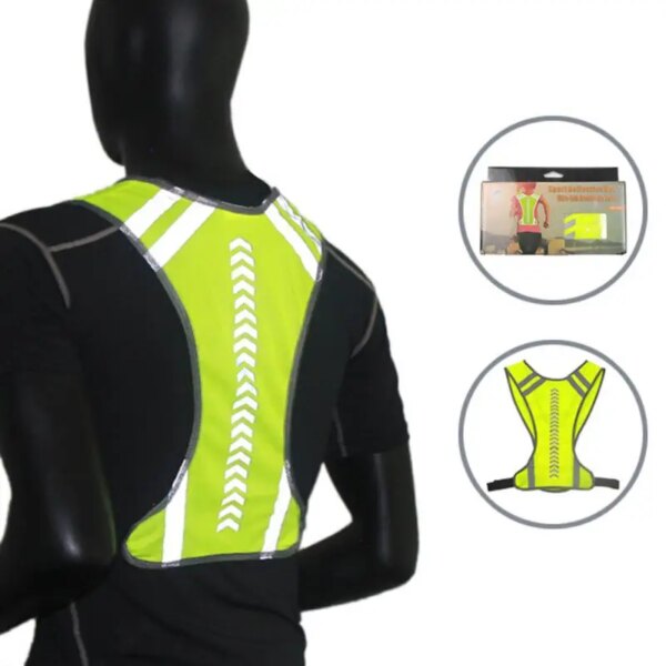 Venta al por mayor de ropa reflectante de seguridad para ciclismo, chaleco de alta visibilidad, abrigo de advertencia, Tops reflectantes, chaqueta para construcción de saneamiento