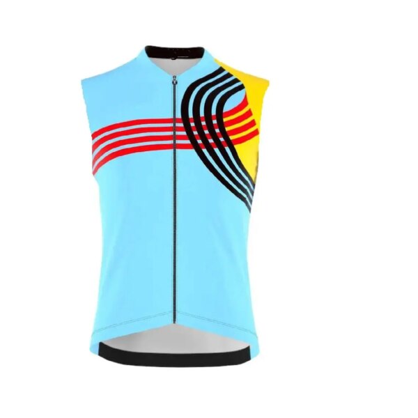 A prueba de viento 2024 equipo nacional de Bélgica sin mangas chaqueta de Ciclismo chaleco chaleco Mtb ropa bicicleta Maillot Ciclismo