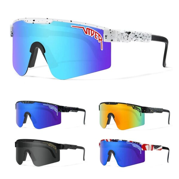 Gafas de ciclismo a prueba de viento, gafas de sol para exteriores MTB para hombres y mujeres, gafas deportivas para correr UV400, gafas de moda para bicicletas sin caja