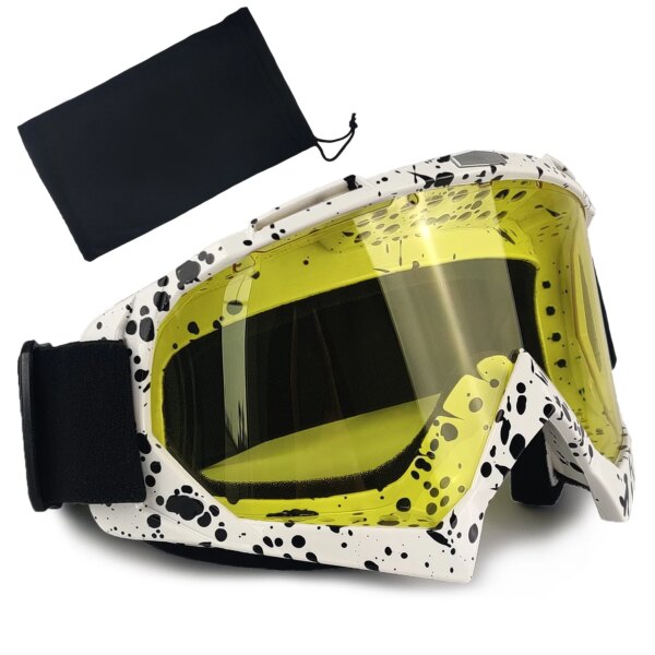 Gafas de motocross a prueba de viento, gafas de montar ATV Dirt Bike, gafas de motocicleta, casco de carreras de esquí, gafas para adultos, hombres, mujeres y jóvenes