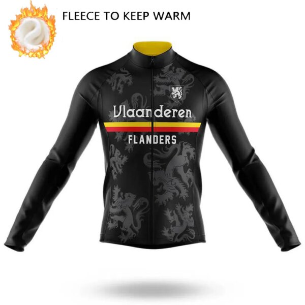 Ropa De Ciclismo De invierno para hombre, Jerseys De Ciclismo De manga larga De Bélgica, Ropa térmica De lana para Ciclismo De montaña, chaqueta cálida para bicicleta 2022