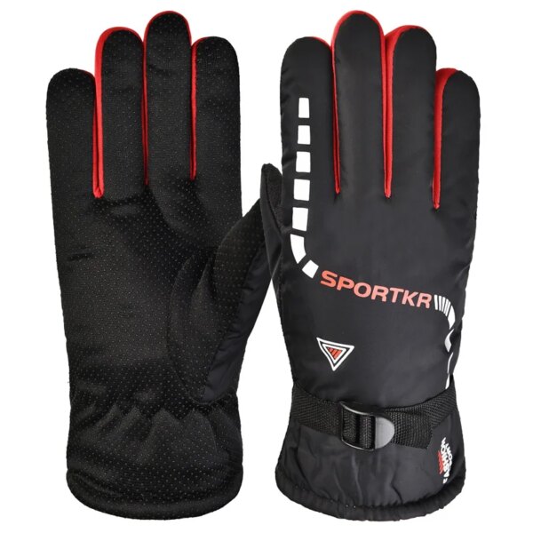Guantes de ciclismo de invierno para hombre, resistentes al agua, para exteriores, esquí, montar, senderismo, motocicleta, manoplas cálidas, guantes deportivos térmicos Unisex