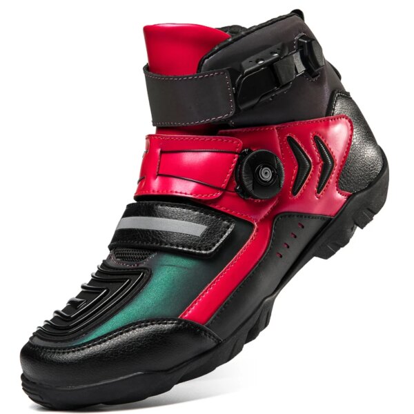 Zapatos de ciclismo de invierno para hombre y mujer, zapatillas de deporte de montaña, botas de motocicleta, zapatos planos para bicicleta, zapatillas de velocidad para bicicleta de montaña, botas de moto de carretera