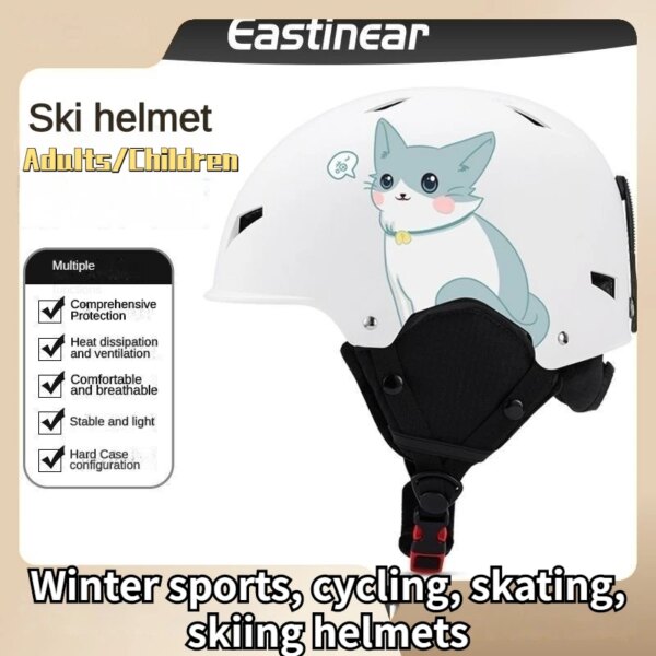 Deportes de invierno ciclismo patinaje casco de esquí niños adultos casco de esquí equipo protector de esquí casco de ciclismo bicicleta de carretera