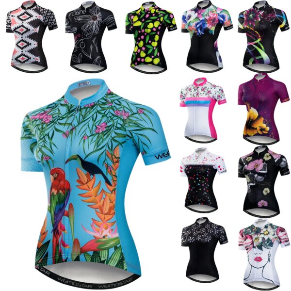 Camiseta de Ciclismo para mujer, ropa para bicicleta de montaña y carretera, camiseta de manga corta para bicicleta, ropa de Ciclismo para equipo profesional, Maillot de Ciclismo