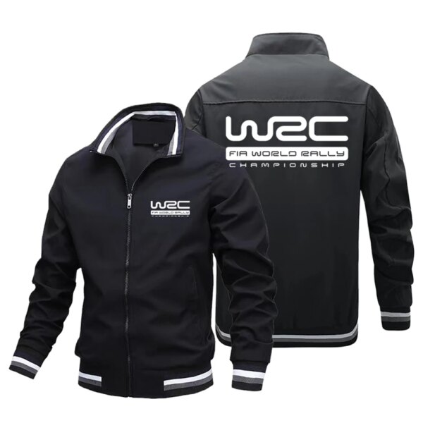 Chaqueta bomber a prueba de viento para hombre, Campeonato Mundial de Rally WRC, chaqueta de carreras ligera para ocio al aire libre, coche de rally