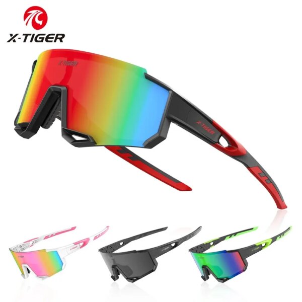 X-TIGER gafas polarizadas para ciclismo, gafas de sol para deportes de bicicleta al aire libre, gafas para PC MTB, gafas, accesorios para bicicleta