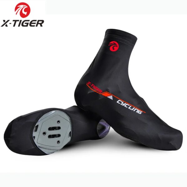 Protector para calzado de ciclismo de X-TIGER, zapatillas deportivas de Lycra de secado rápido, cubrezapatos de Ciclismo de Carretera para bicicleta de montaña, cubiertas para zapatos de bicicleta a prueba de polvo