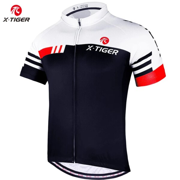 X-TIGER de secado rápido para Ciclismo, Ropa de verano de manga corta para Ciclismo de montaña, Maillot, Ropa para bicicleta de carreras