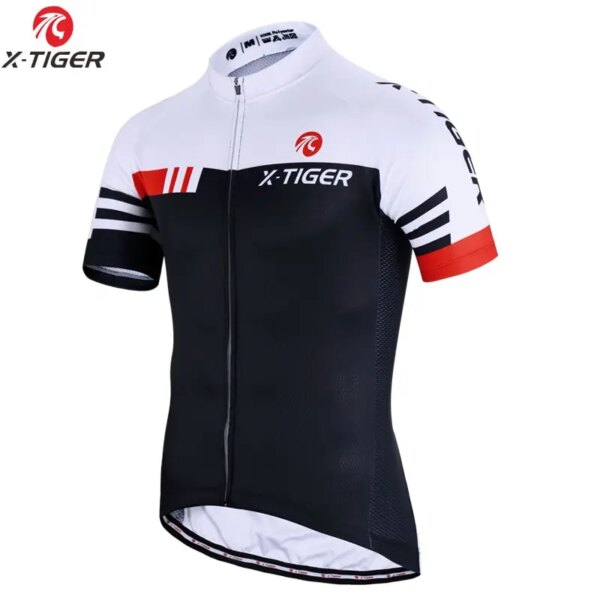 X-TIGER de verano de manga corta, Jersey de Ciclismo profesional, Ropa para bicicleta de montaña, Maillot, Ropa de Ciclismo, Ropa de carreras, camisetas