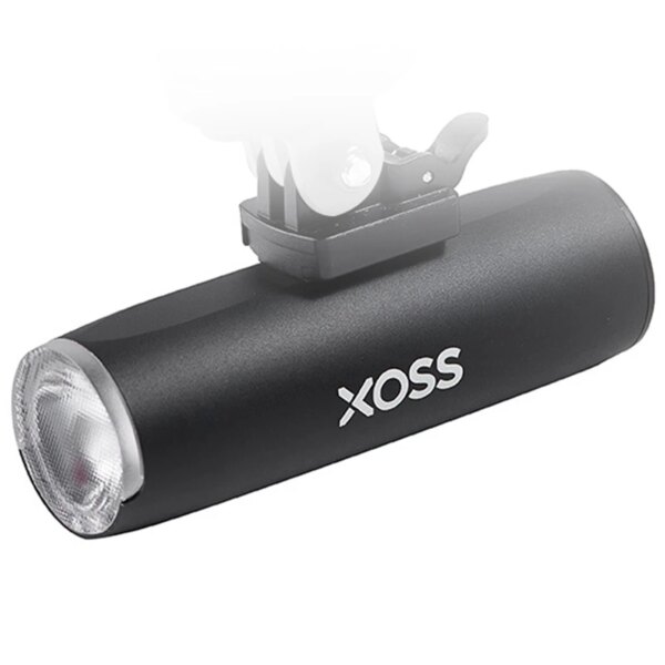 XOSS Luz De Bicicleta Faro De Bicicleta para Montar De Noche Recargable por USB con 5 Modos, para Carretera, Montaña