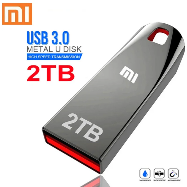 Xiaomi-unidades Flash USB de Metal, 2TB, USB 3,0, alta velocidad, teléfono móvil, ordenador, transmisión mutua, interfaz portátil tipo C, disco U