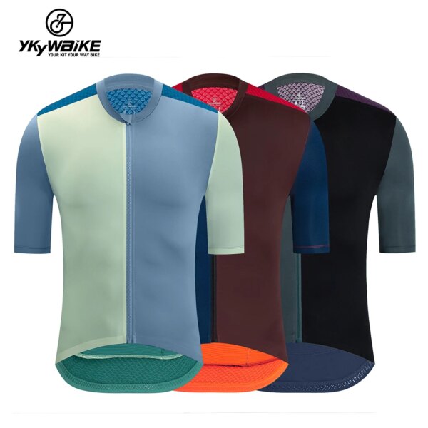 YKYWBIKE-Camiseta de ciclismo para hombre, camiseta para hombre, camiseta para bicicleta de carretera, Maillot MTB, ropa para bicicleta de montaña, 2024