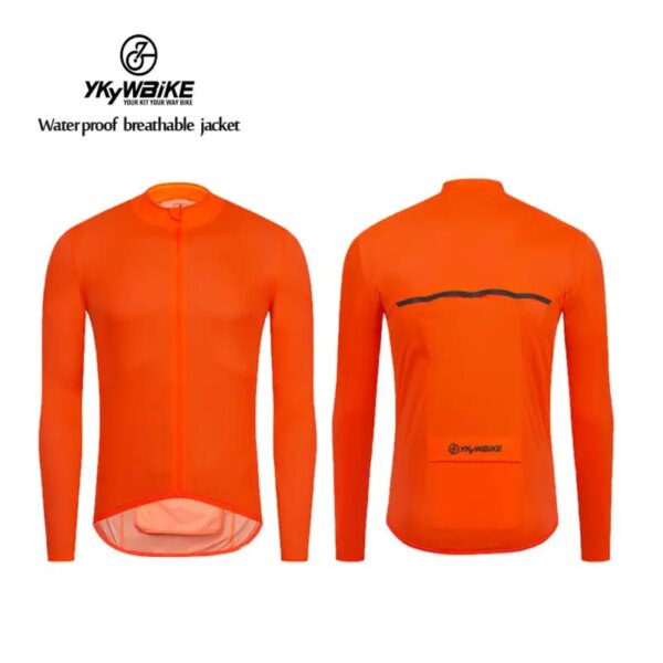 YKYWBIKE Chaquetas de Ciclismo MTB Reflectantes Repelentes al Agua Jerseys Transpirables Cortavientos Chaquetas de Bicicleta Abrigo Deportivo