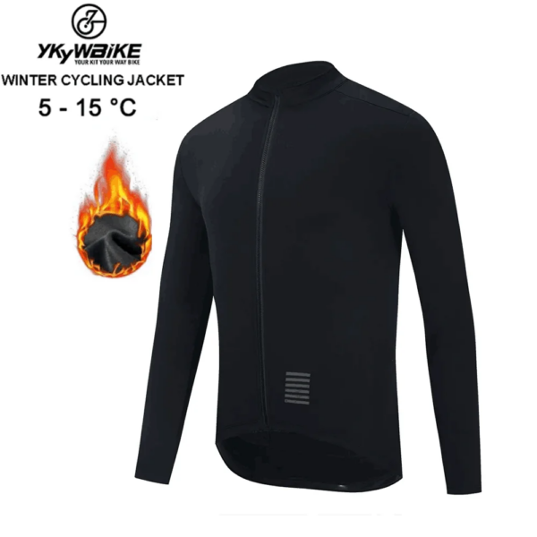 YKYWBIKE, chaqueta térmica de invierno para Ciclismo para hombre, abrigo para bicicleta MTB, ropa para bicicleta, camisetas de Ciclismo de manga larga, chaquetas para Ciclismo