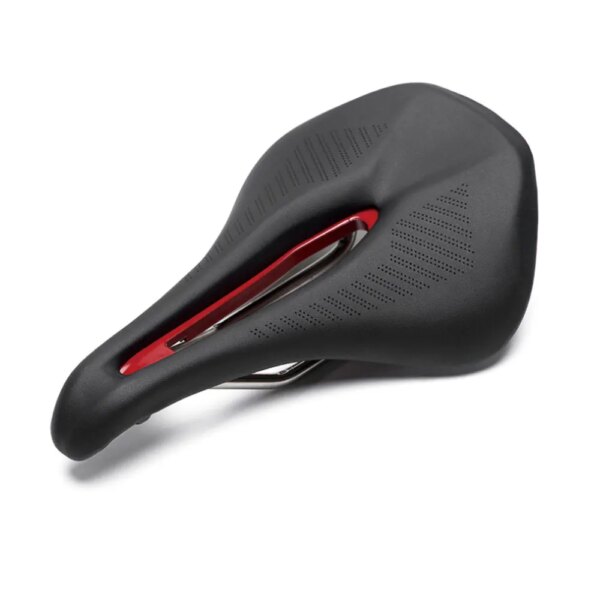 YOURSBIKE-asiento de bicicleta con riel hueco, diseño de 165mm, cuero de microfibra, cojín para bicicleta de triatlón