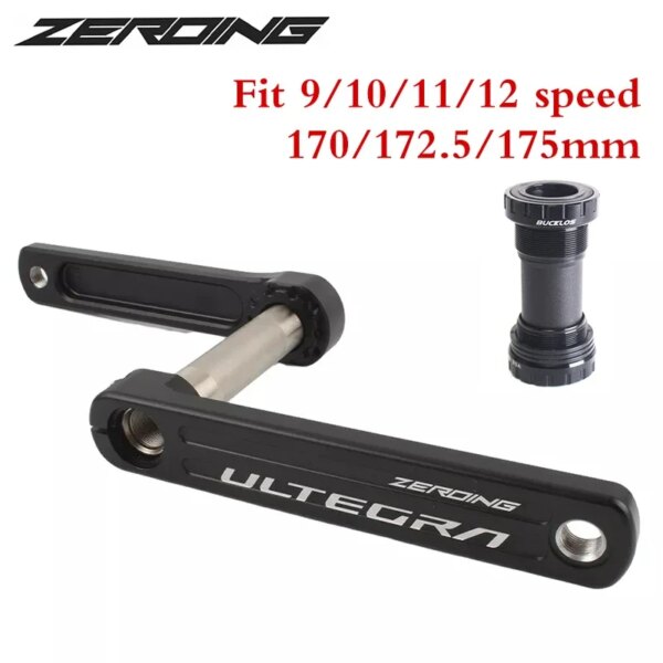 Manivela ZEROING ULTEGRA Fit GXP para bicicleta de carretera, juego de 170/172, 5/175mm, juego de bielas de bicicleta de aleación de aluminio ultraligero, pieza compatible con Shimano