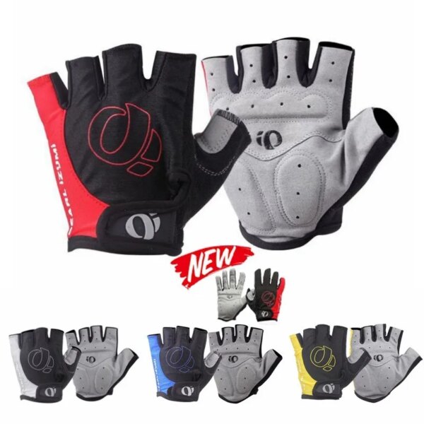 Guantes de ciclismo ZK50 de medio dedo, antideslizantes, antisudor, antigolpes, para bicicleta de montaña o de carretera, guantes de mano izquierda y derecha