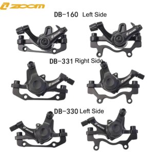 ZOOM-pinzas de freno de disco mecánico para bicicleta, pinzas de freno delantero y trasero de aleación de aluminio sólido Universal, lado derecho