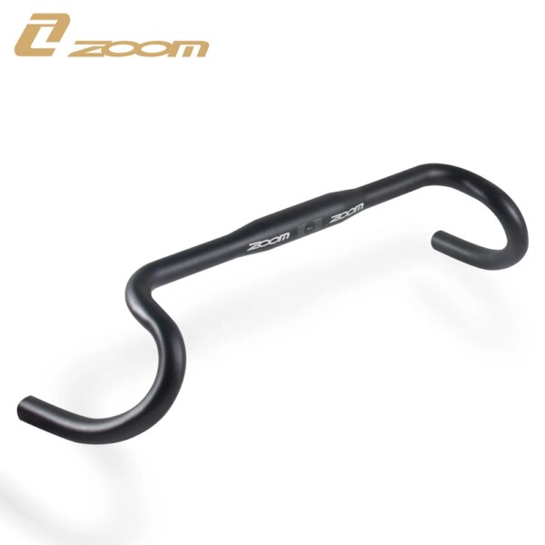 Manillar de bicicleta de carretera ultraligero con ZOOM, manillar de aleación de aluminio doblado de 31,8x540mm, accesorios para bicicleta de carretera