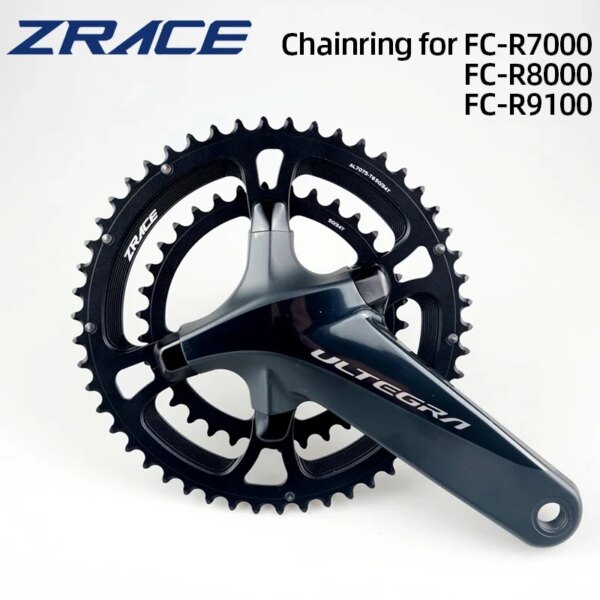 Rueda dentada de bicicleta ZRACE 50-34T 52-36T 53-39T para bielas de carretera Simano 105 FC-R7000 / ULTEGRA FC-R8000 / DURA-ACE piezas de FC-R9100