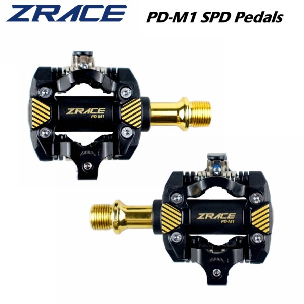 Pedales ZRACE PD-M1 SPD-ORO, componentes de grava MTB autoblocantes para bicicleta de montaña de carreras, 332g