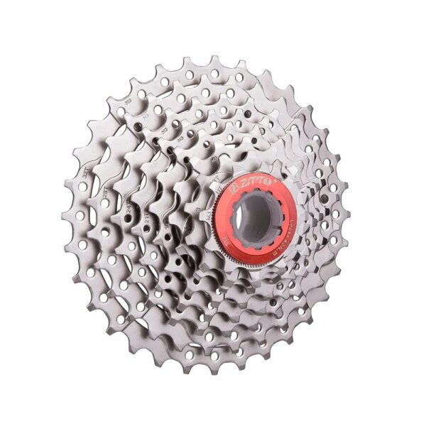 ZTTO-Cassette para bicicleta de carretera, rueda libre de 8, 9, 10 y 11 velocidades, piñón de acero de 10 velocidades, 8s, 9s, 10s, 11s, 8v, K7