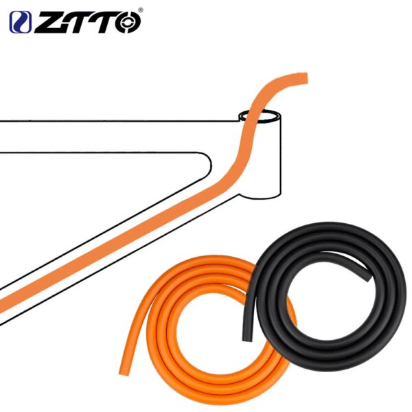 ZTTO-amortiguador de carcasa interna para bicicleta, palanca de cambios, enrutamiento de Cable de freno, protección de marco de bicicleta, aislamiento acústico, esponja, reductor de ruido