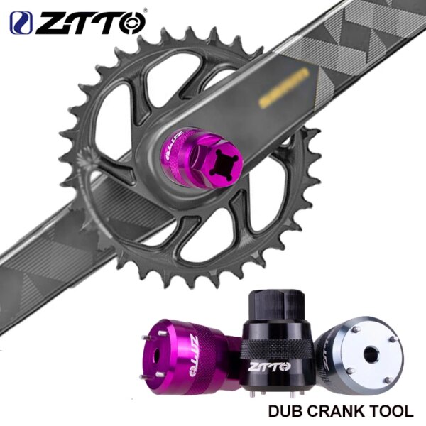 ZTTO-llave de manivela DUB para bicicleta de montaña, Extractor de manivela DUB, brazo de manivela, removedor de tapa de perno, llave de instalación, herramienta DUB, llave de manivela CNC