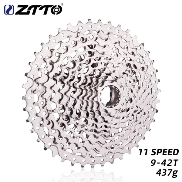 ZTTO MTB 11 velocidades 9-42T Cassette XD piñón ligero plateado 9-42 dientes de acero 11 s Compatible 11 velocidades GX M7000 M6000 k7