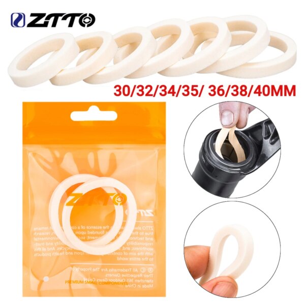 ZTTO-amortiguador para bicicleta de montaña, anillo de esponja para horquilla delantera, 30mm-40mm, anillo de espuma para el cuidado de la horquilla, lubricación, herramientas de mantenimiento de bicicleta